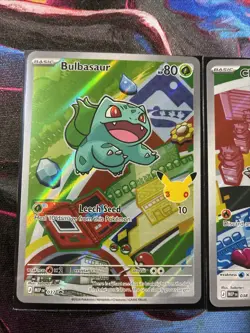 Pokemon First Partner Illustration Collection MEP Bulbasaur Charmander Squirtle - Image 2