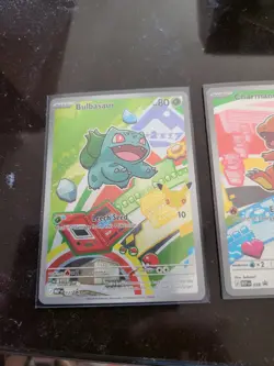 Pokemon First Partner Illustration Collection MEP Bulbasaur Charmander Squirtle - Image 2