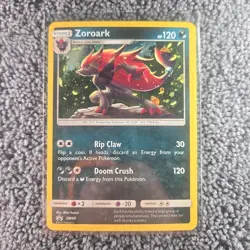 Zoroark SM89 Black Star Promo Holo Pokemon Card - Image 1