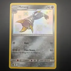 Pokemon TCG Metang SV31/SV94 Hidden Fates Shiny Vault Holo Card NM - Image 1