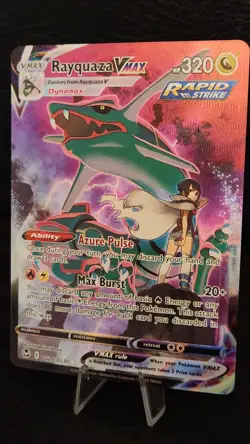 Rayquaza VMAX - TG20/TG30 - Pokemon Silver Tempest Trainer Gallery Holo Card NM - Image 2