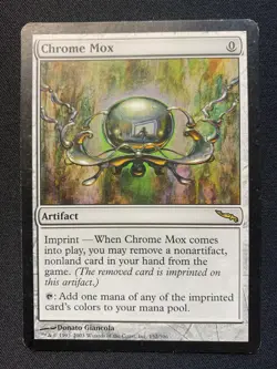 Chrome Mox / Mirrodin / Rare MTG Artifact / Excellent Condition. - Image 1