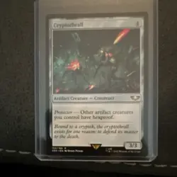 Wizards of the Coast Cryptothrall Rare Artifact Creature Warhammer 40000 2022 - Image 1
