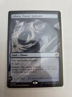 mtg, Uthros, Titanic Godcore- Edge of Eternities Regular NM - Image 1