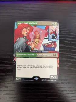 Mary Jane Watson Borderless Art 0229 Marvel's Spider-Man SPM NM MTG Foil - Image 1