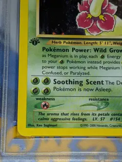 Meganium 11/111 1st Edition Swirl Holo Rare Neo Genesis Pokemon Tcg NM-MT - Image 5