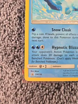 💥 Glaceon SM238 Sun & Moon Regular Non Holo Black Star Promo Pokemon TCG - Image 5