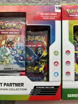 Pokemon First Partner Illustration Collection Series x3 - New Sealed - Image 4