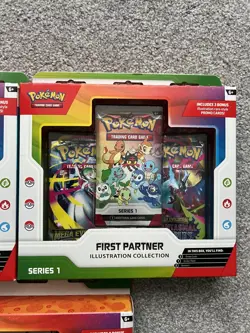 Pokemon First Partner Illustration Collection Series x3 - New Sealed - Image 5