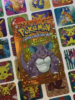 Pokemon 151 Vintage Pocket Monsters Vending HOLO Prism Sticker 2000 Nintendo - Image 1