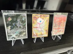 Pokemon 151 UPC Promo Set, Box Fresh: Metal Mew 205, Sealed Mew 053 & Mewtwo 052 - Image 1