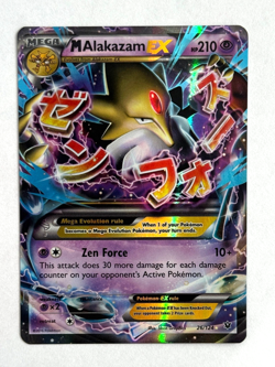 Pokemon TCG M Alakazam EX 26/124 Holofoil Ultra Rare XY - Fates Collide - Image 1