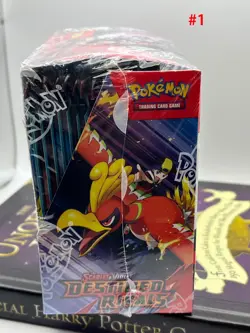 2025 Pokemon Destined Rivals Booster Box (36 Packs) - NEW but imperfect - Image 2