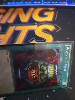 Yugioh Pot of Greed 1st Edition Secret Rare LCJW-EN061 NM - Image 3