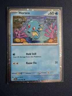 Pokemon TCG - Horsea 010/064 - Shrouded Fable - Cosmos Holo Promo - Image 1