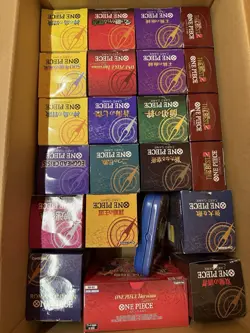 📦 One Piece TCG Bulk Paket- 21 Displays japanisch / 1 Eng + surprise tin - Image 1