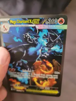 Mega Charizard X ex 125/094 SIR ME02: Phantasmal Flames English Pokemon TCG - Image 3