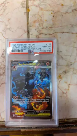 Mega Charizard X EX SIR 125/094 (English) Phantasmal Flames Pokemon TCG - Image 1