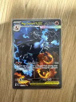 Mega Charizard X ex 125/094 SIR ME02: Phantasmal Flames English Pokemon TCG - Image 1