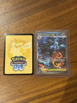 Mega Charizard X EX 125/94 ENGLISH SIR Phantasmal Flames NM Fresh Pokemon TCG - Image 1