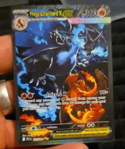 Mega Charizard X EX SIR 125/094 Phantasmal Flames English Pokemon Card TCG - Image 3