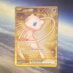 Pokemon Mew Ex 205/165 Scarlet & Violet 151 Holo Hyper Rare 180 HP English Card - Image 1