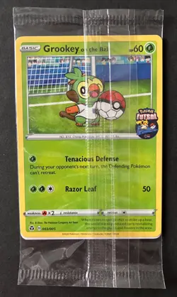 Grookey On The Ball 003/005 Futsal Pokemon Card PROMO UK Exclusive NEW SEALED - Image 1