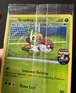 Grookey On The Ball 003/005 Futsal Pokemon Card PROMO UK Exclusive NEW SEALED - Image 3
