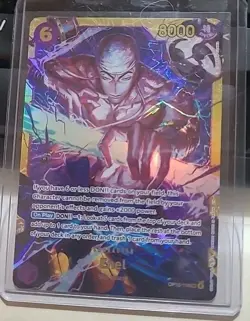 Bandai One Piece CCG Enel OP15-118 Foil Character Card 6 Cost 8000 Power - Image 1