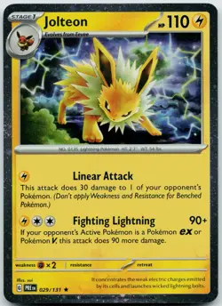 Jolteon - 029/131 (Cosmos Holo) 029/131 Rare Misc Promo Cards - NM - Image 1