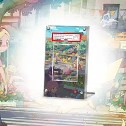 Pikachu AR 173/165 SV2a Pokemon/Pokemon PSA Artwork Protective Vetrina per Carte - Image 1