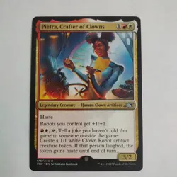 MTG Magic the Gathering Pietra, Crafter of Clowns (176/689) Unfinity NM - Image 1