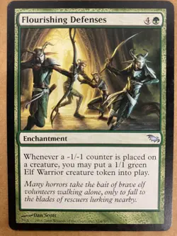 MTG 1x Flourishing Defenses # 114 Shadowmoor Modern Magic the Gathering x1 NM - Image 1
