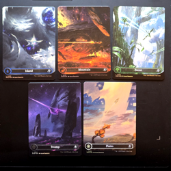 Foil full art Edge of Eternities lands set - MTG - EOE- Magic The Gathering - Image 2