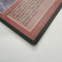 Chain Lightning Legends Regular MTG LP+ Vintage 1994 - Image 3