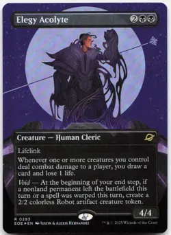 Elegy Acolyte (Borderless) *Foil* EOE 293 NM - Image 1