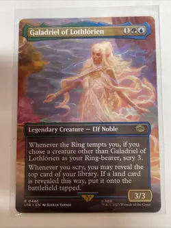 Galadriel of Lothlorien (Borderless) Universes Beyond: LOTR #456 Rare - Image 1