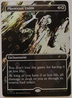 MTG Secret Lair Phyrexian Unlife #1213 -SLD Showcase: All Will Be One Foil NM - Image 1