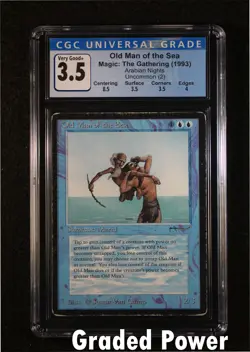 MTG Arabian Nights Old Man of the Sea CGC 3.5 Magic the Gathering - Image 1