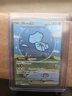 Pokemon Mew ex 232/091 SV: Paldean Fates Special Illustration Rare Holo Full Art - Image 1