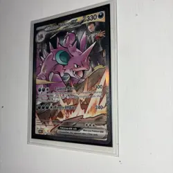 Pokemon TCG Team Rockets Nidoking EX 233/182 Destined Rivals SIR - Image 2