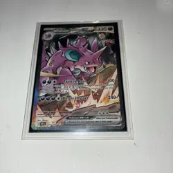 Pokemon TCG Team Rockets Nidoking EX 233/182 Destined Rivals SIR - Image 3