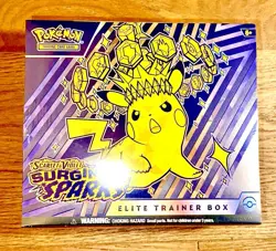 Pokemon TCG: Surging Sparks Elite Trainer Box ETB 9 Packs SV08 (Factory-Sealed) - Image 2