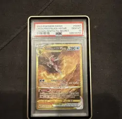 Pokemon TCG Origin Forme Palkia VSTAR GG67/GG70 Crown Zenith Secret Rare PSA 10 - Image 1