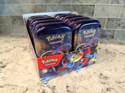 Factory Sealed Pokemon TCG: Mega Evolution Heroes Mini Tins Display (Set Of 10) - Image 1