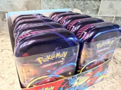 Factory Sealed Pokemon TCG: Mega Evolution Heroes Mini Tins Display (Set Of 10) - Image 2