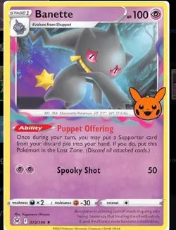 Pokemon - Banette - 73/196 - Trick Or Trade - NM/M - Image 1