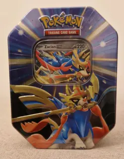 BRAND NEW/SEALED Pokemon TCG Slashing Legends Tin – Zacian EX - Image 2
