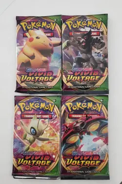 Pokemon TCG Sword & Shield Vivid Voltage Booster Pack Factory Sealed - Image 1