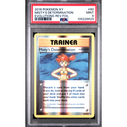 2016 POKEMON MISTY'S DETERMINATION EVOLUTIONS-REV.FOIL - Image 1